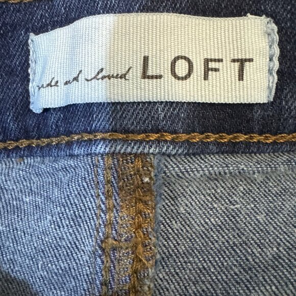 Ann Taylor LOFT Womens Skinny Jeans Size 26 Dark Wash Denim - Picture 5 of 8